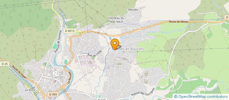 localisation de l'entreprise MONSIEUR YANNICK LAUSSEL  MOULES-ET-BAUCELS