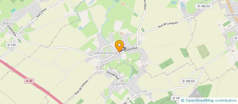 localisation de l'entreprise MONSIEUR YANNICK LAUWERIERE  MAMETZ