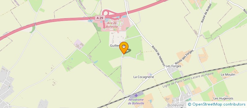 localisation de l'entreprise MONSIEUR YANNICK LAVICE  BOLLEVILLE