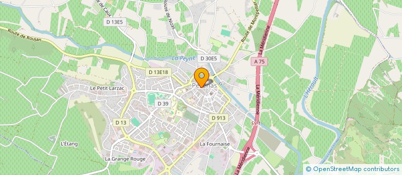 localisation de l'entreprise MONSIEUR YANNICK LE BLOAS à PEZENAS