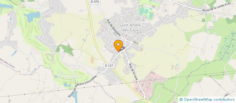 localisation de l'entreprise MONSIEUR YANNICK LE BOULAIRE  SAINT-ANDRE-DES-EAUX