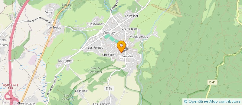 localisation de l'entreprise MONSIEUR YANNICK LE BRAS à ANNECY