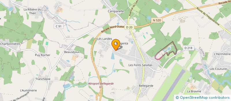 localisation de l'entreprise MONSIEUR YANNICK LE BRUN à LIMOGES