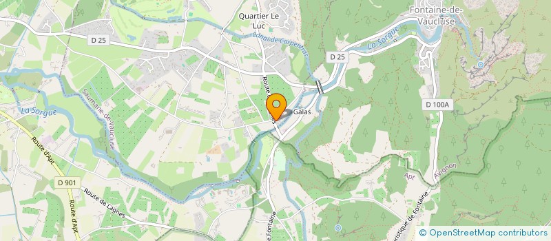 localisation de l'entreprise MONSIEUR YANNICK LE BUZULLIER à SAUMANE-DE-VAUCLUSE