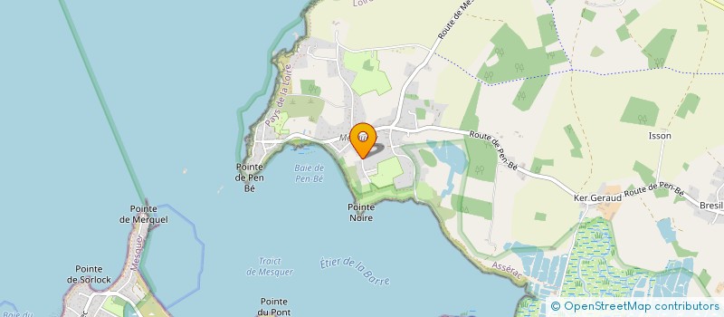 localisation de l'entreprise MONSIEUR YANNICK LE CADRE  ASSERAC