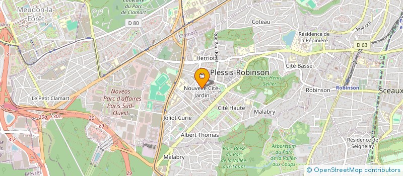 localisation de l'entreprise MONSIEUR YANNICK LE CALLET à LE PLESSIS-ROBINSON