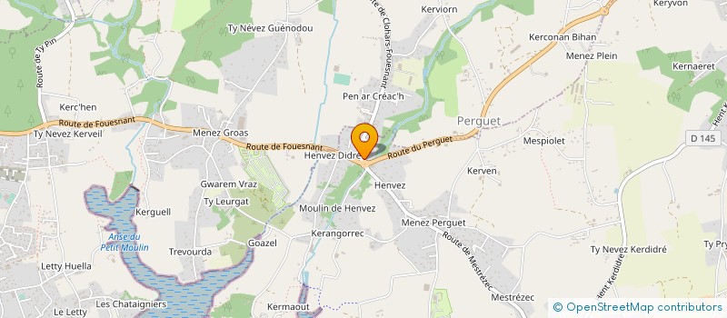 localisation de l'entreprise MONSIEUR YANNICK LE CROIZIER  PLEUVEN