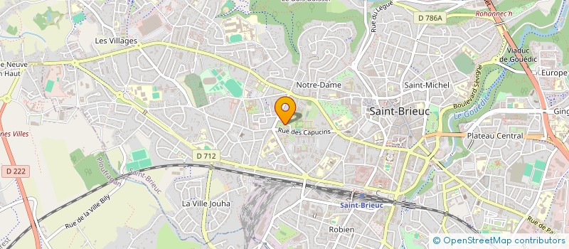 localisation de l'entreprise MONSIEUR YANNICK LE FEVRE à SAINT-BRIEUC