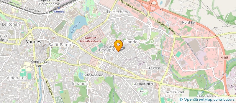 localisation de l'entreprise MONSIEUR YANNICK LE GAL à VANNES
