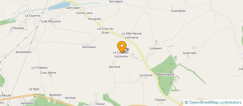 localisation de l'entreprise MONSIEUR YANNICK LE GARGASSON  CLEGUEREC