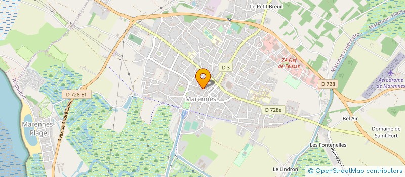 localisation de l'entreprise MONSIEUR YANNICK LE GOFF à MARENNES-HIERS-BROUAGE