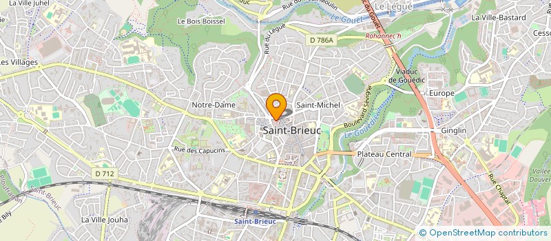 localisation de l'entreprise MONSIEUR YANNICK LE GOFF à SAINT-BRIEUC