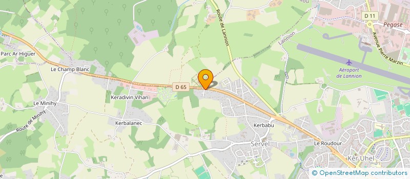 localisation de l'entreprise MONSIEUR YANNICK LE GOFF  LANNION