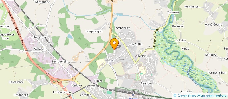 localisation de l'entreprise MONSIEUR YANNICK LE GOUEFF  BRECH