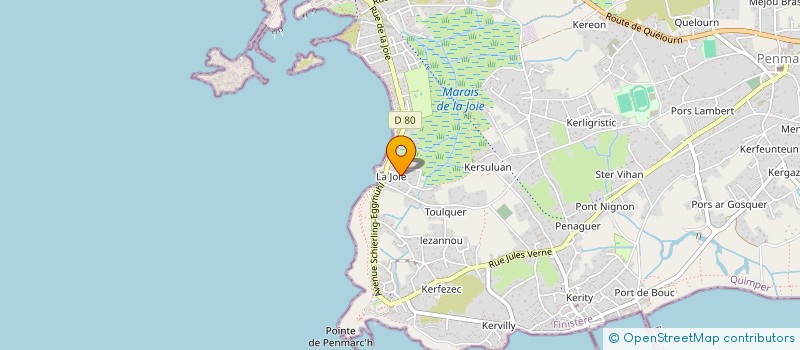 localisation de l'entreprise MONSIEUR YANNICK LE GREGAM  PENMARCH