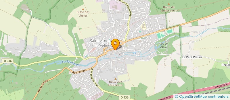 localisation de l'entreprise MONSIEUR YANNICK LE GUILLOU  SAINT-ARNOULT-EN-YVELINES