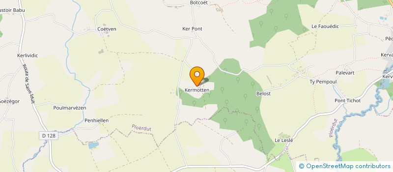 localisation de l'entreprise MONSIEUR YANNICK LE LOUARNE à PLOERDUT