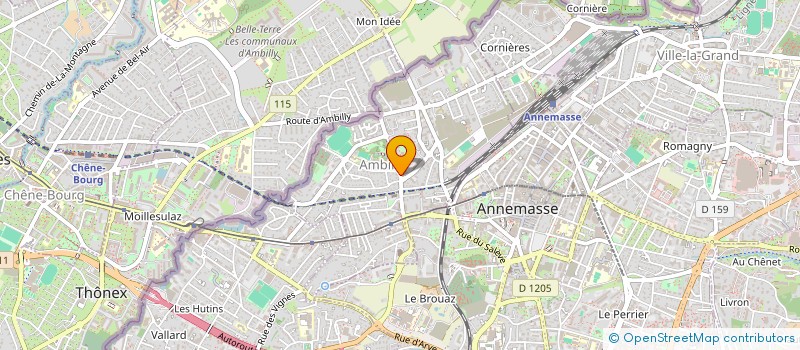 localisation de l'entreprise MONSIEUR YANNICK LE LUHANT à AMBILLY