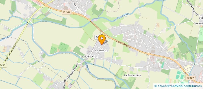 localisation de l'entreprise MONSIEUR YANNICK LE MARCHADOUR  BEAUFORT-EN-ANJOU