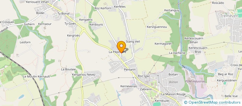 localisation de l'entreprise MONSIEUR YANNICK LE MENTEC à MELLAC