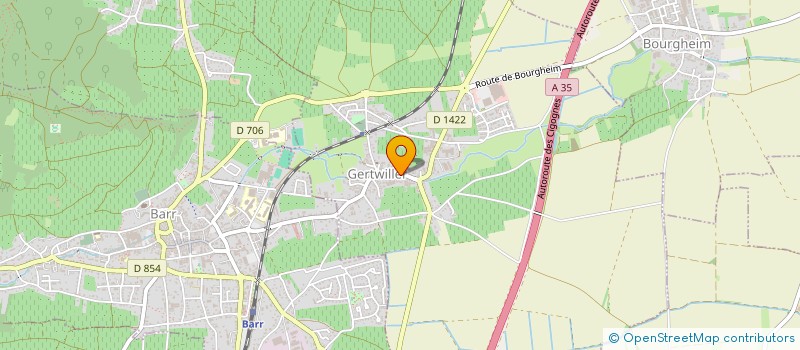 localisation de l'entreprise MONSIEUR YANNICK LE MEVEL  GERTWILLER