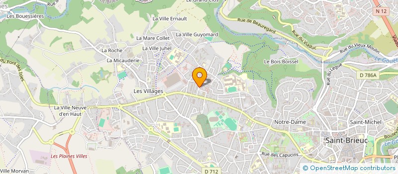 localisation de l'entreprise MONSIEUR YANNICK LE PROVOST à SAINT-BRIEUC