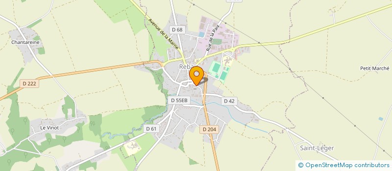 localisation de l'entreprise MONSIEUR YANNICK LEBAS  REBAIS