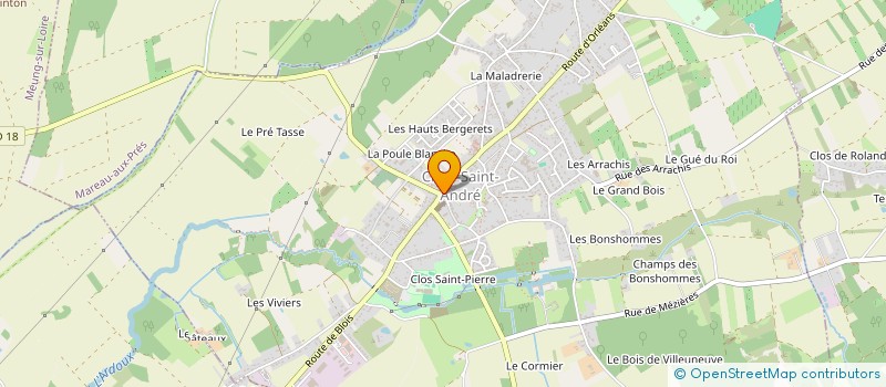 localisation de l'entreprise MONSIEUR YANNICK LEBESNE à CLERY-SAINT-ANDRE
