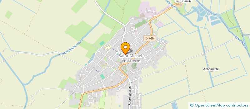 localisation de l'entreprise MONSIEUR YANNICK LEBLANC  SAINT-MICHEL-EN-L'HERM