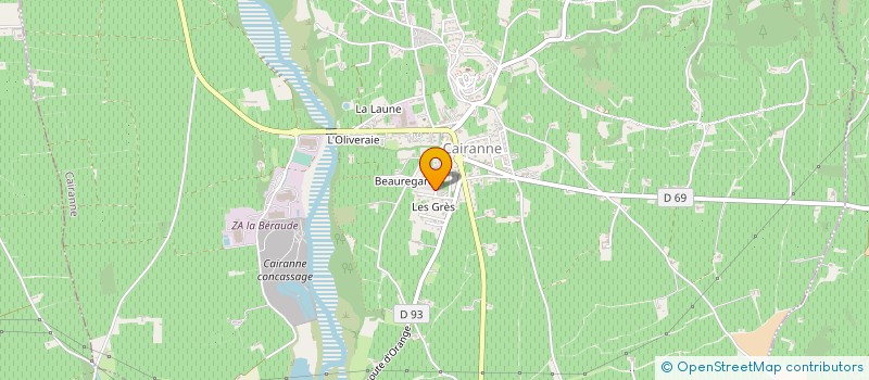 localisation de l'entreprise MONSIEUR YANNICK LEBLOND  CAIRANNE