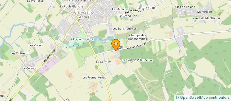 localisation de l'entreprise MONSIEUR YANNICK LEBRAULT  CLERY-SAINT-ANDRE