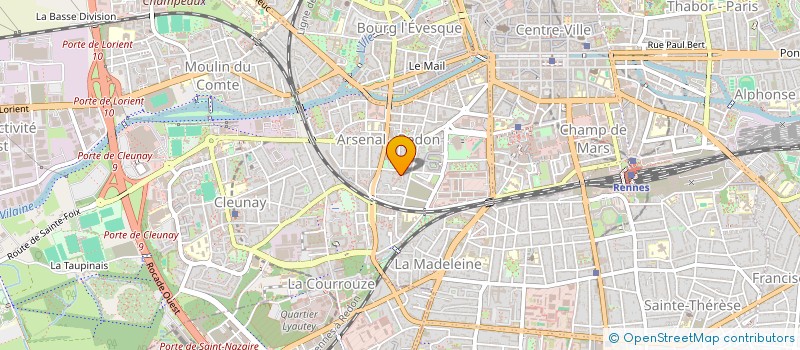 localisation de l'entreprise MONSIEUR YANNICK LEBRET à RENNES
