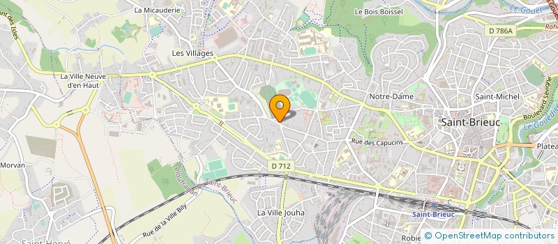 localisation de l'entreprise MONSIEUR YANNICK LEBRETON à SAINT-BRIEUC