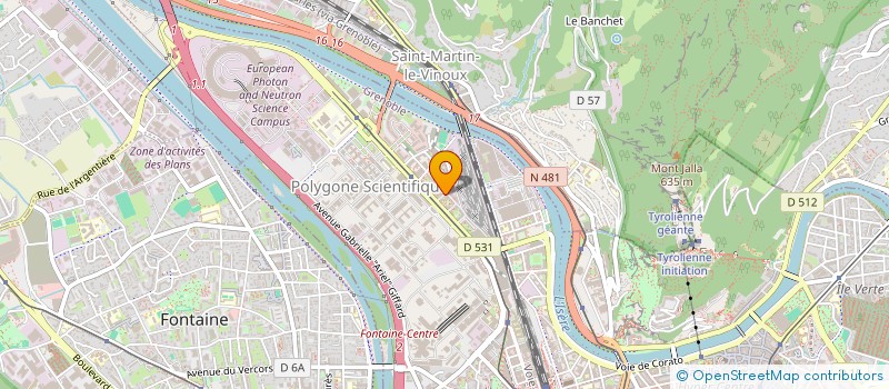 localisation de l'entreprise MONSIEUR YANNICK LECAILLEZ à GRENOBLE