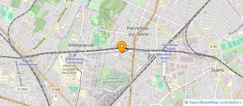 localisation de l'entreprise MONSIEUR YANNICK LECOINTE à PIERREFITTE SUR SEINE