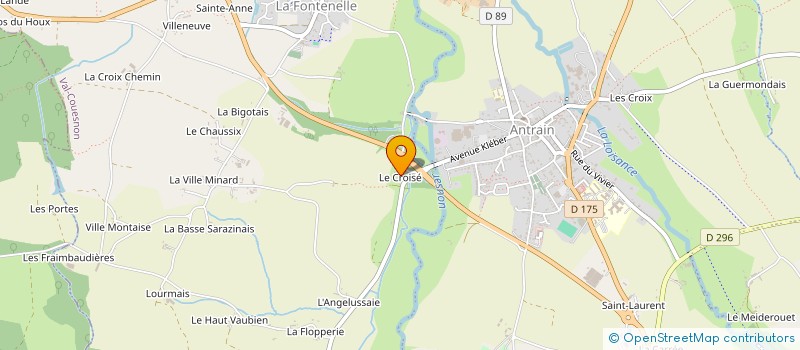 localisation de l'entreprise MONSIEUR YANNICK LECRONT  MAEN ROCH