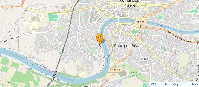 localisation de l'entreprise MONSIEUR YANNICK LEGALLAIS  ROMANS-SUR-ISERE