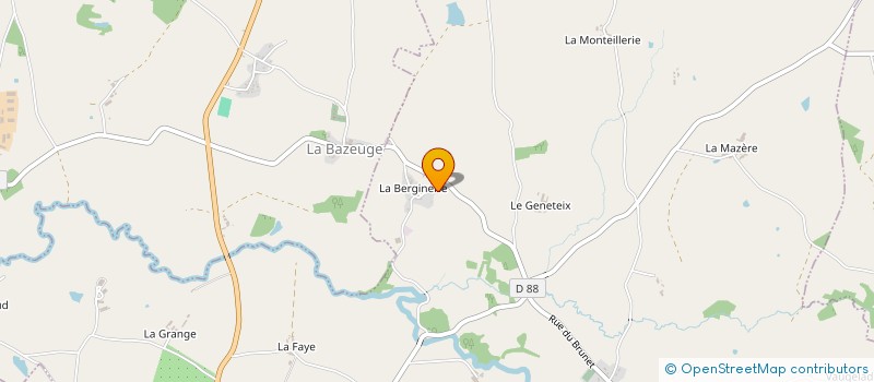 localisation de l'entreprise MONSIEUR YANNICK LEGER à LE DORAT