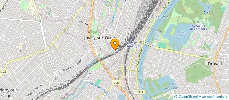 localisation de l'entreprise MONSIEUR YANNICK LEGOUX  JUVISY-SUR-ORGE