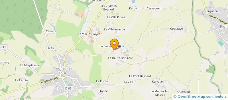 localisation de l'entreprise MONSIEUR YANNICK LEGRAND à YVIGNAC-LA-TOUR