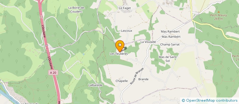 localisation de l'entreprise MONSIEUR YANNICK LEGRAND  PINSAC