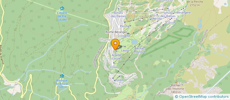 localisation de l'entreprise MONSIEUR YANNICK LELIEVRE  CHAMROUSSE