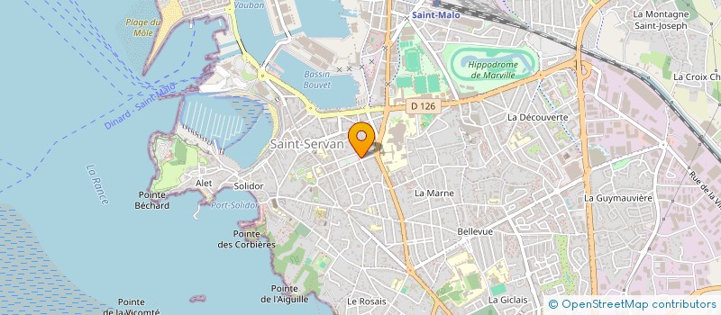 localisation de l'entreprise MONSIEUR YANNICK LEMAINE  SAINT-MALO