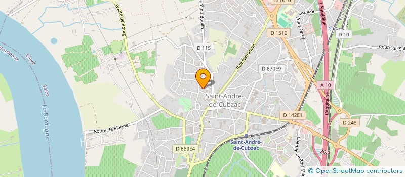 localisation de l'entreprise MONSIEUR YANNICK LEMAUR  SAINT-ANDRE-DE-CUBZAC