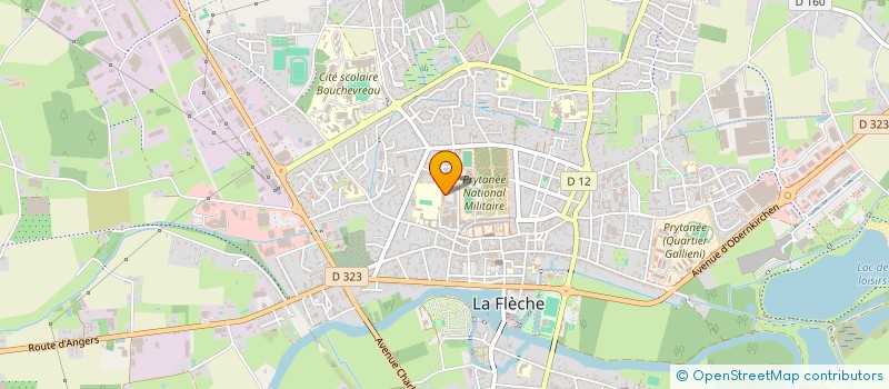 localisation de l'entreprise MONSIEUR YANNICK LEMESLE  LA FLECHE