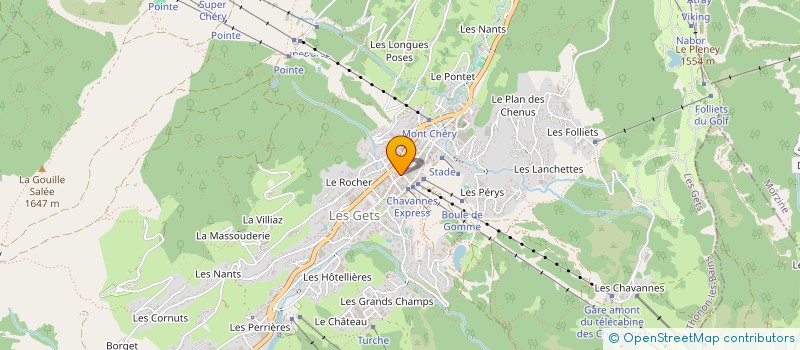 localisation de l'entreprise MONSIEUR YANNICK LERAY  LES GETS