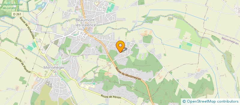 localisation de l'entreprise MONSIEUR YANNICK LEROUX  BEAUMONT-LES-VALENCE