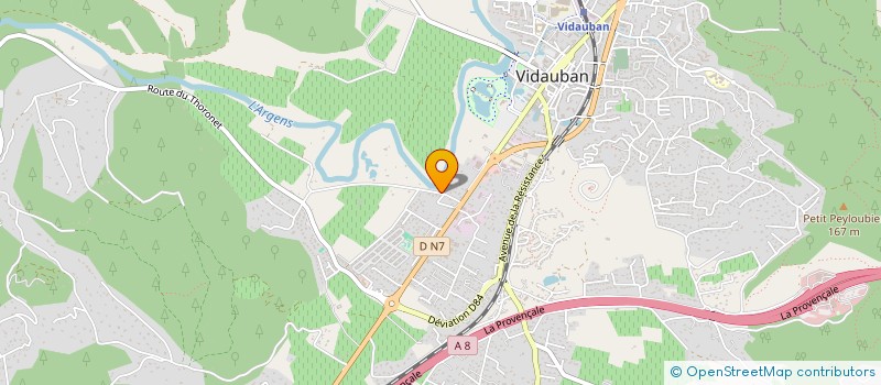 localisation de l'entreprise MONSIEUR YANNICK LEROY-DUCARDONNOY à VIDAUBAN