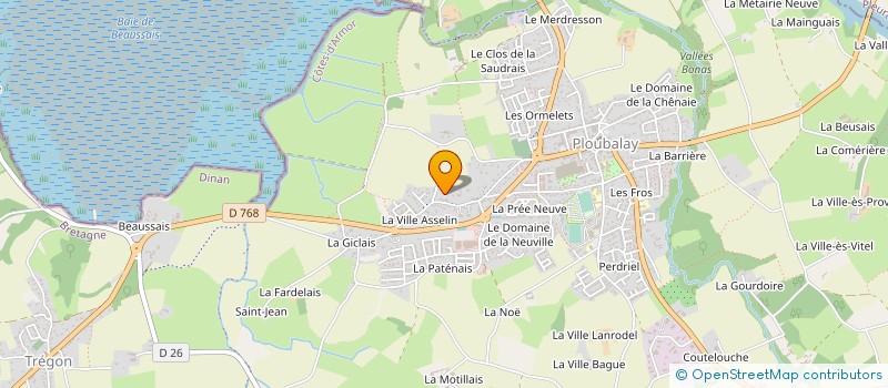 localisation de l'entreprise MONSIEUR YANNICK LETOQUEUX  BEAUSSAIS-SUR-MER