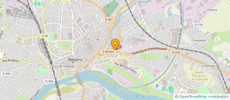 localisation de l'entreprise MONSIEUR YANNICK LETROUIT à NEVERS